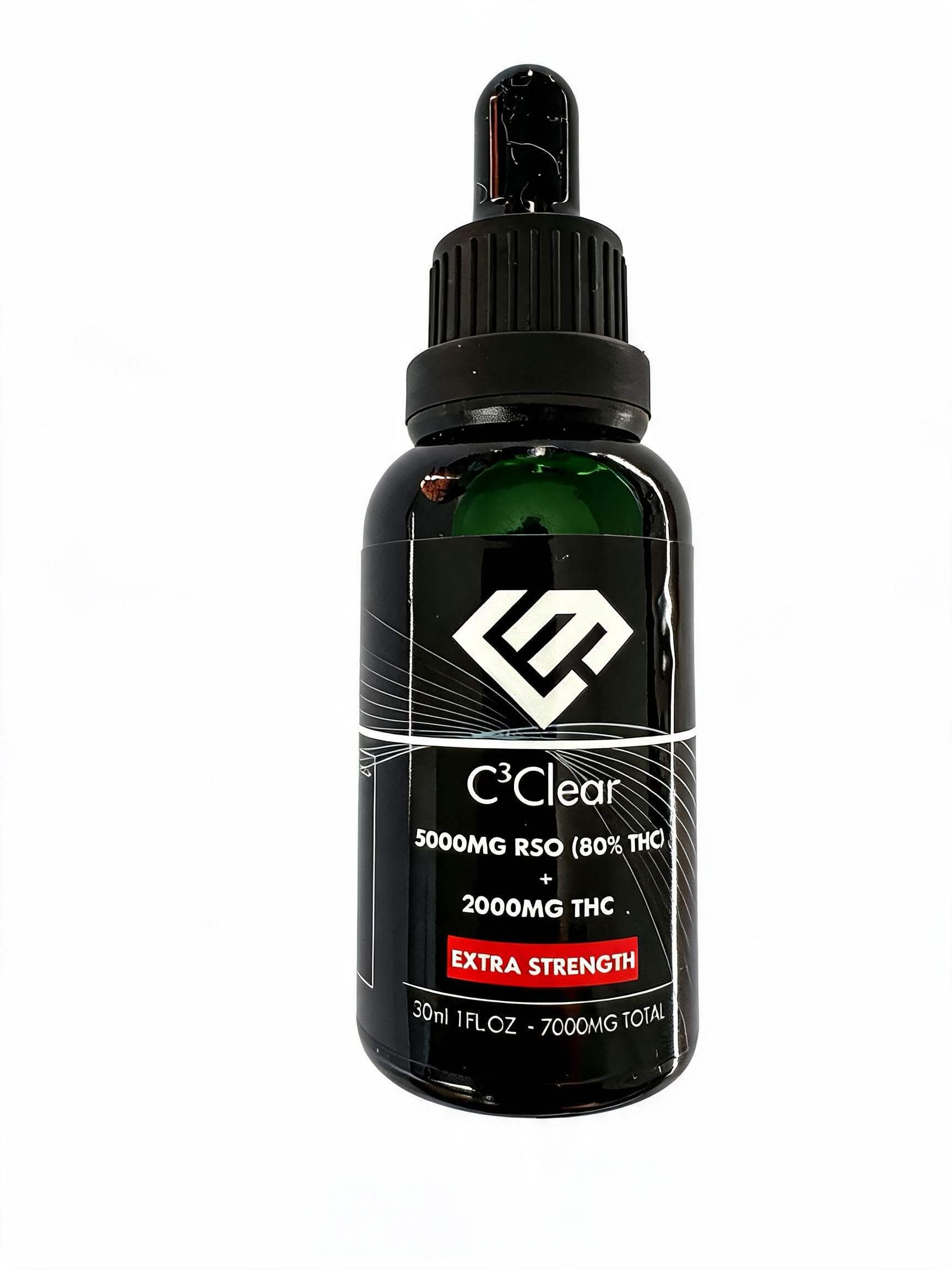 C³Clear | RSO + THC | 7000mg | Fast Acting
