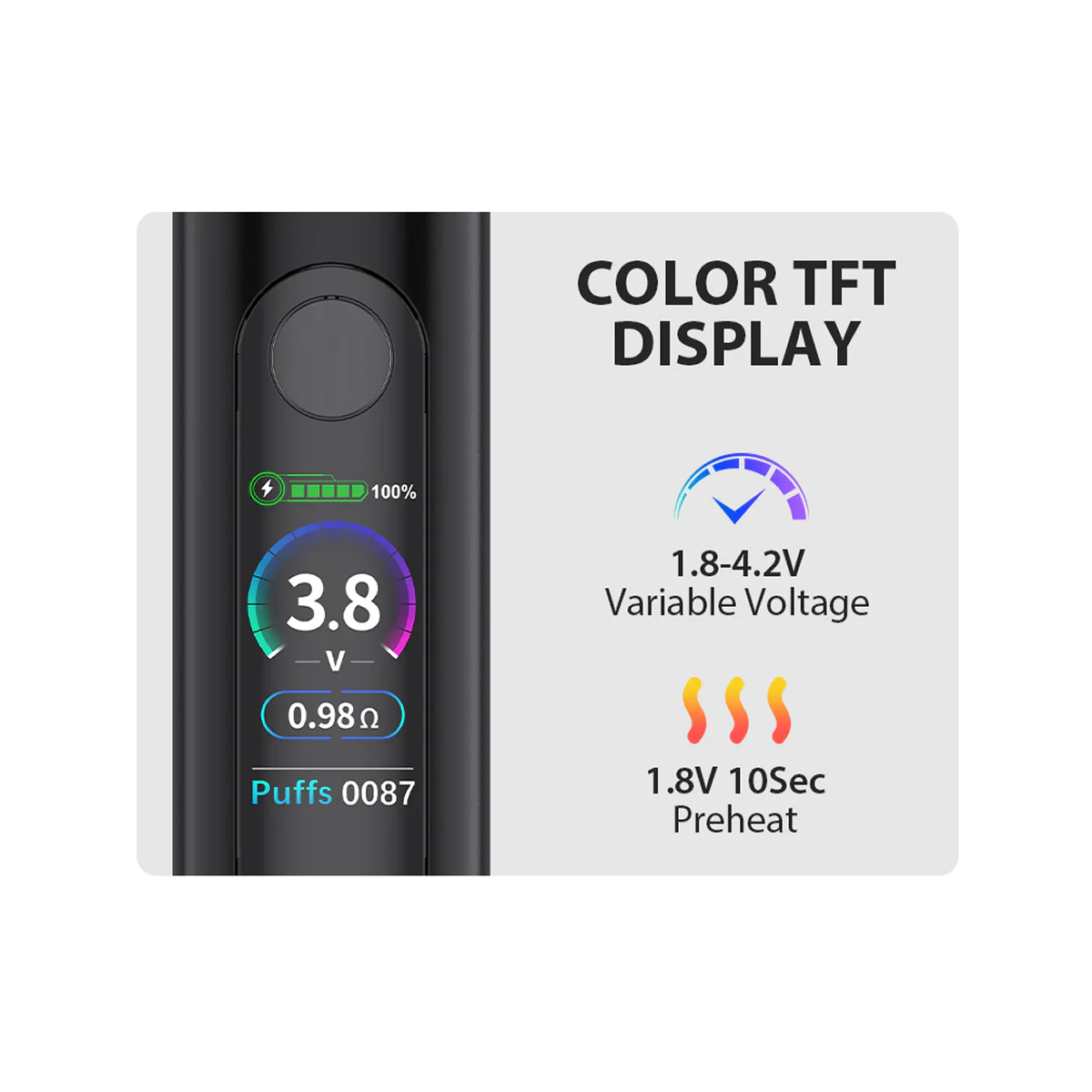 Yocan | Ziva 2.0 | 510 Battery - Image 7