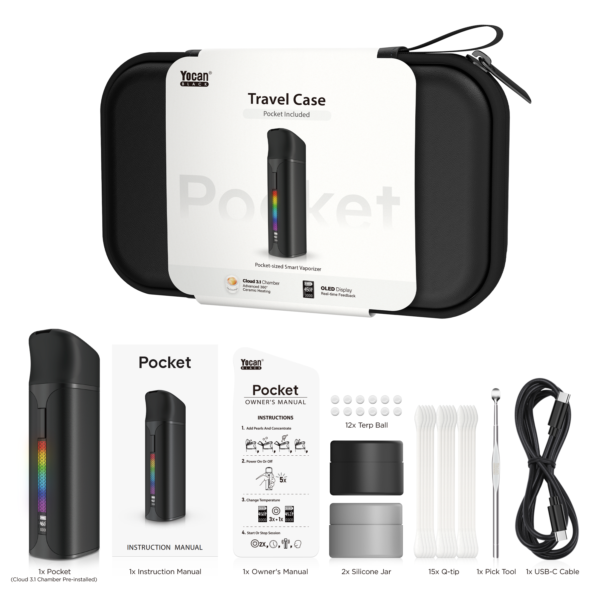 Yocan | Pocket Travel Kit | Pure Vapor | 710 - Image 3
